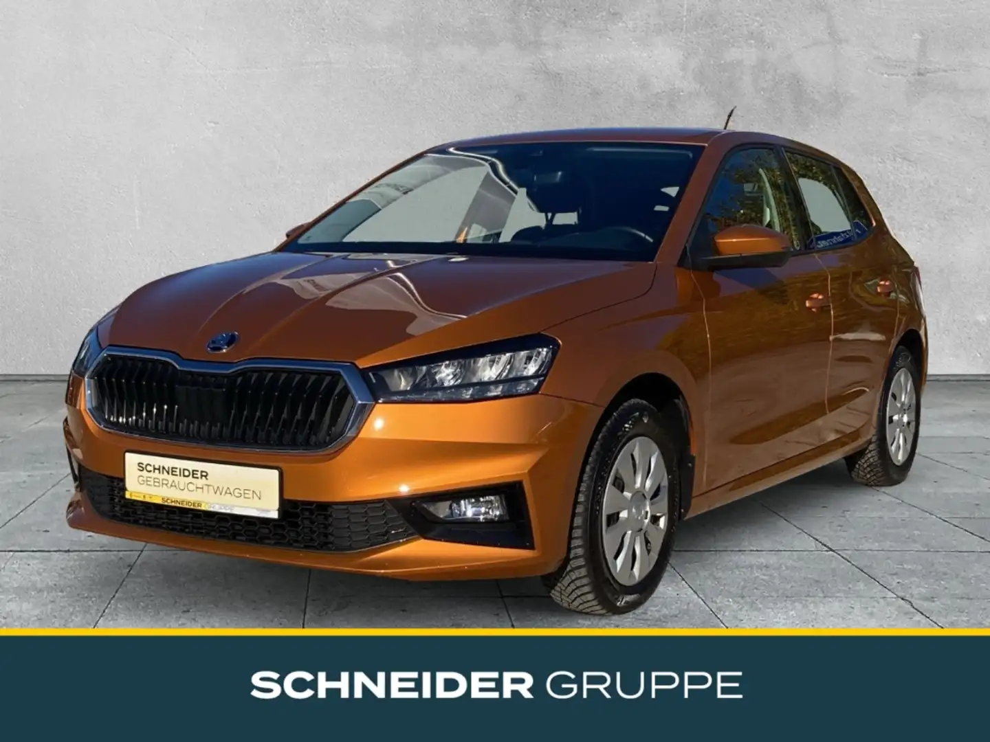 Skoda Fabia Ambition 1.0 TSI 110PS +LED+SHZ+SMARTLINK+ Oranje - 1