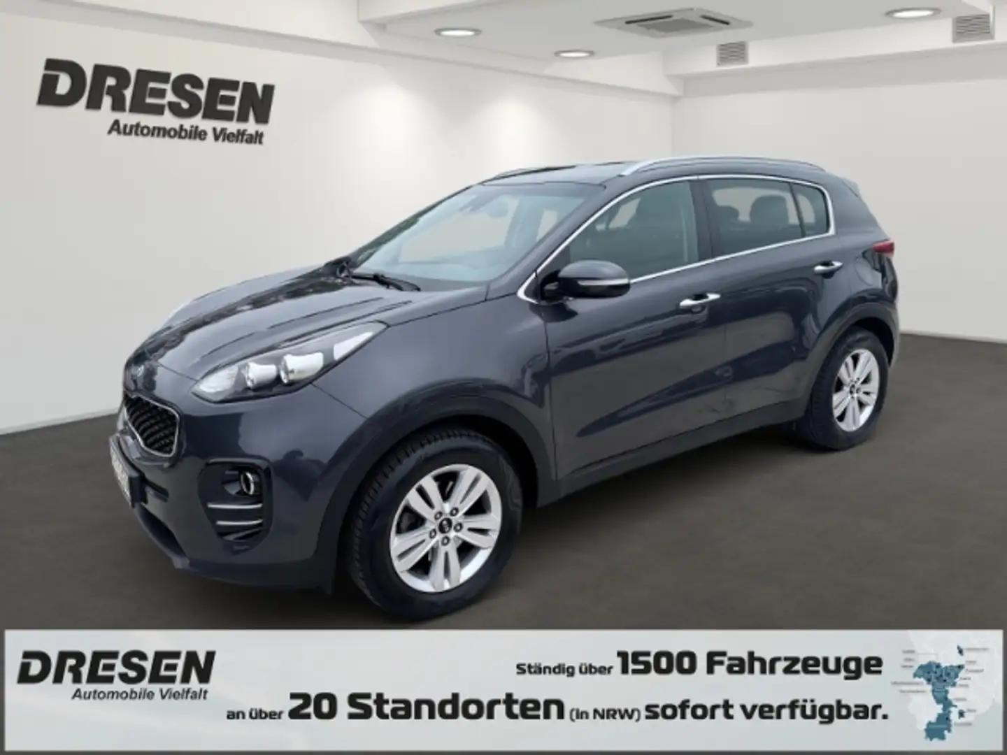 Kia Sportage 1.6 GDI Dream Team NAVI,KAMERA,PDC,SITZHZG Gris - 1