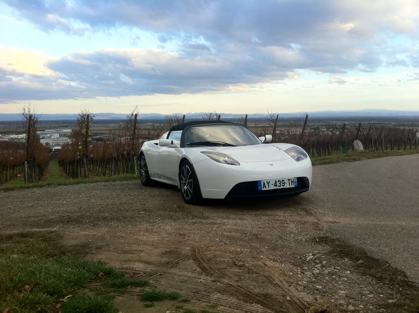 Tesla Roadster Bianco - 2