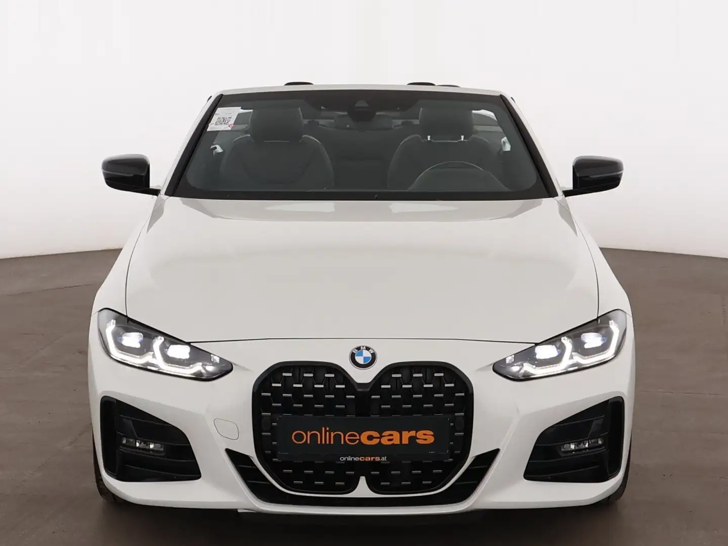 BMW 430 i Cabrio M-Sport Aut LASER LEDER SITZHZ MEMORY Weiß - 2