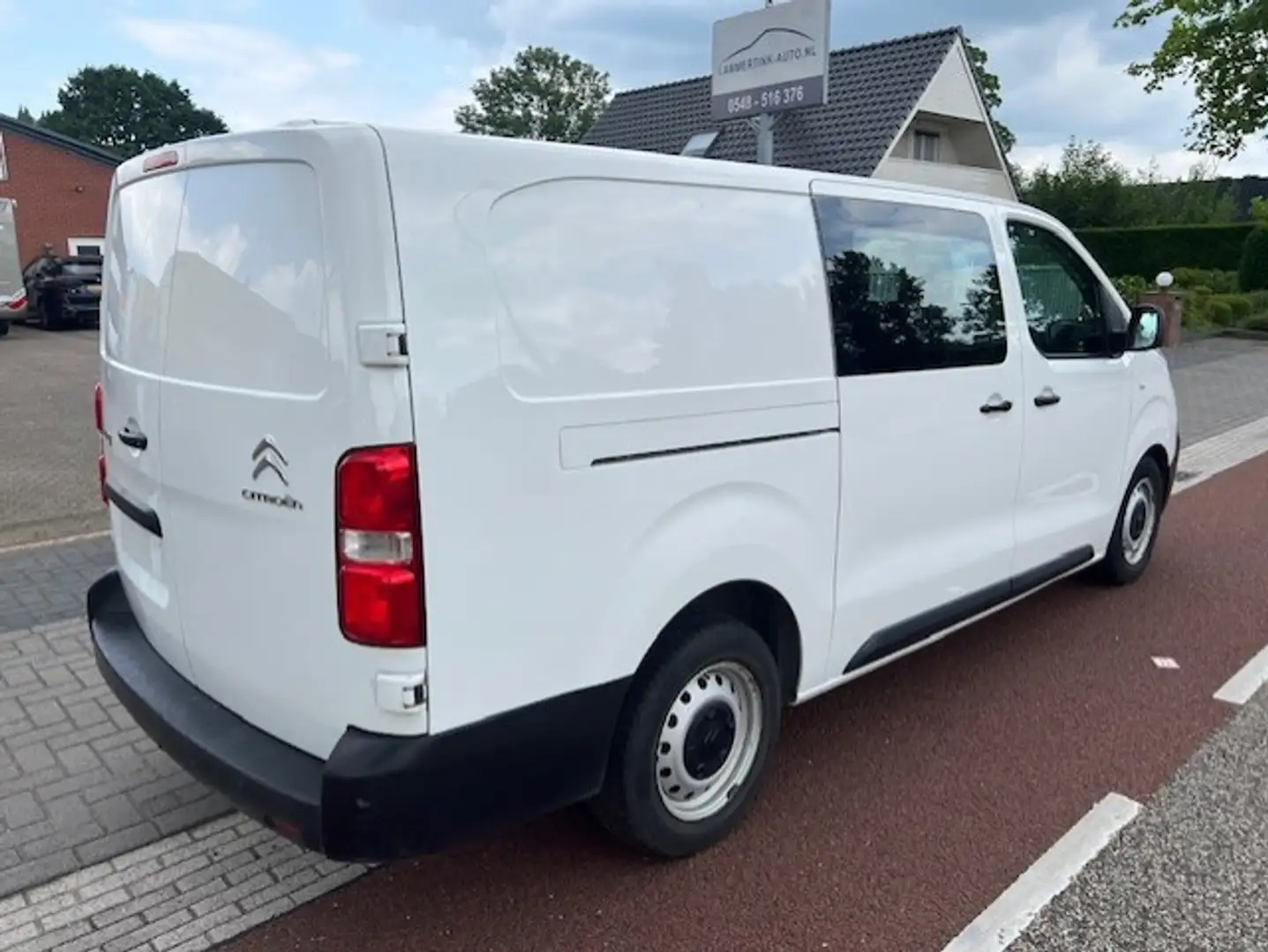 Citroen Jumpy 2.0 BlueHDI 90kw DC 6P LANG AIRCO KLIMA EURO6 Wit - 2