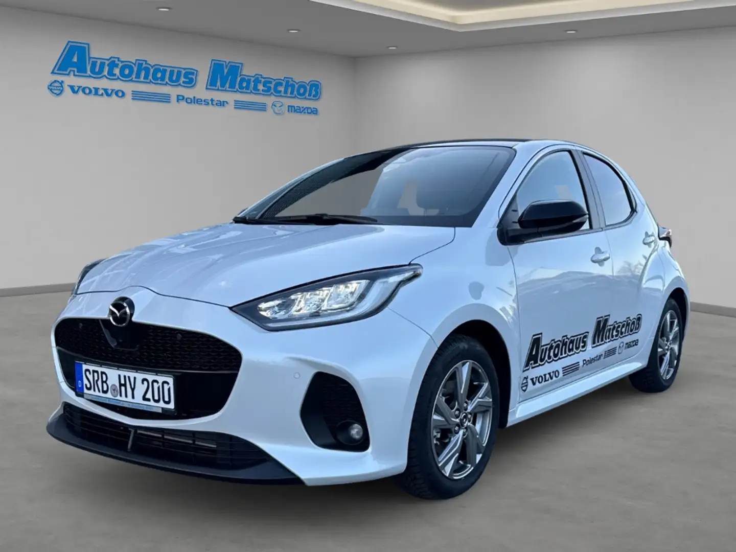Mazda 2 Homura Plus HUD Navi LED ACC Apple CarPlay Android Weiß - 1