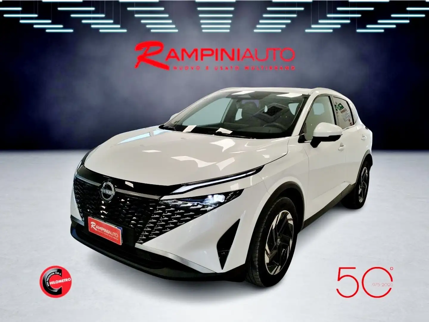 Nissan Qashqai MHEV 140 CV N-Connecta Pronta Consegna Iva Espos Bianco - 2