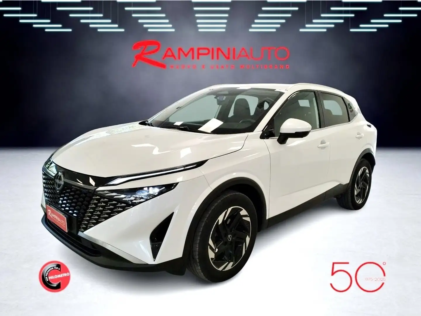 Nissan Qashqai MHEV 140 CV N-Connecta Pronta Consegna Iva Espos Bianco - 1