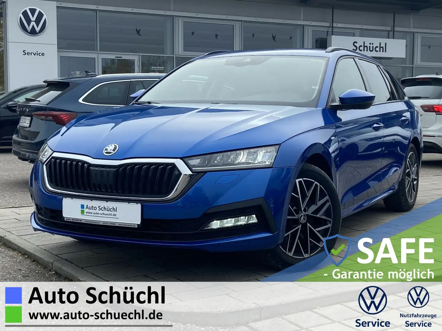 Skoda Octavia Combi 2.0 TDI DSG 4x4 Clever 17"+NAVI-CO Blau - 1