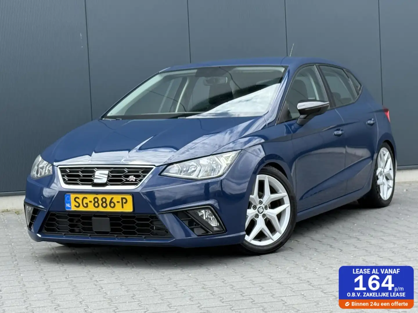 SEAT Ibiza 1.0 TSI FR Cruise - Clima - Led - Zeer Nette Auto Blauw - 1