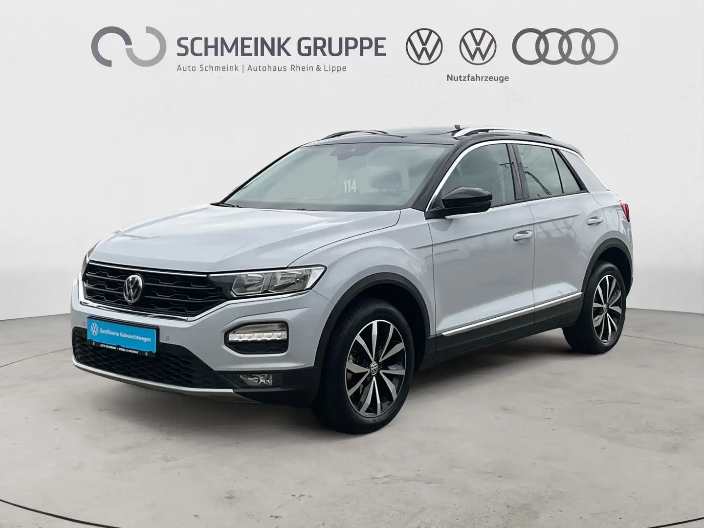 Volkswagen T-Roc 1.5 TSI Style AHK Navi Kamera Pano ACC Argent - 1