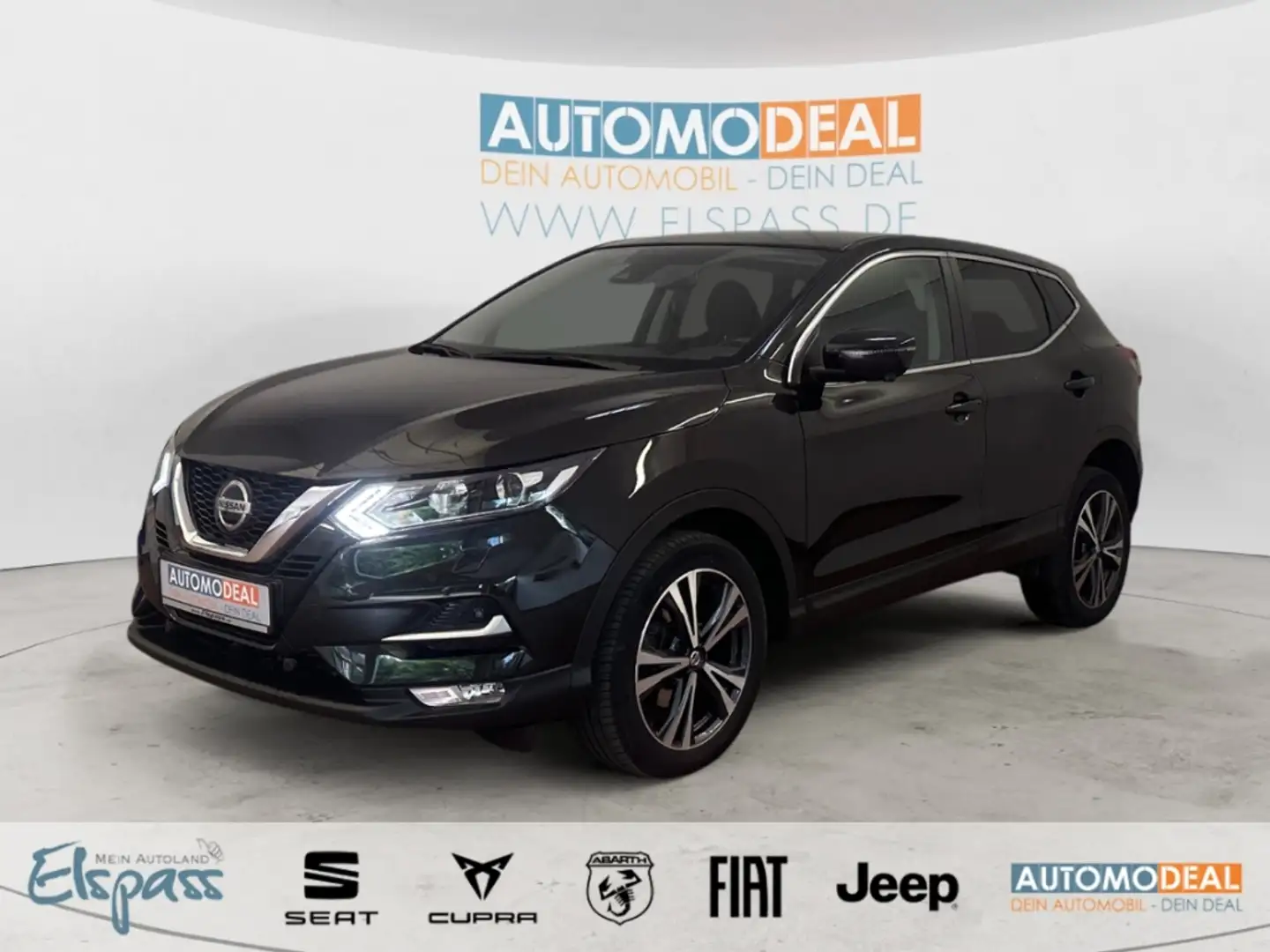 Nissan Qashqai N-Connecta 4x4 AUTOMATIK NAV ALLRAD KAMERA SITZ.HZ Schwarz - 1
