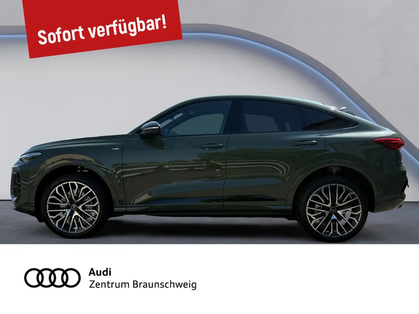 Audi Q5 Sportback 40 TDI qu. MATRIX+PANO+AHK+MEMORY Grün - 2