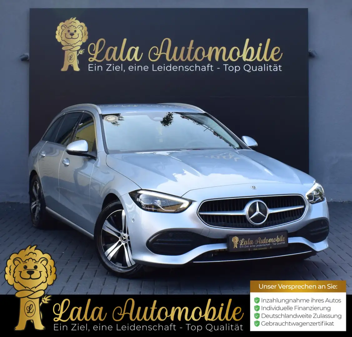 Mercedes-Benz 220d T Hybrid AUTOMATIK BLUETOOTH BURMESTER Silber - 1