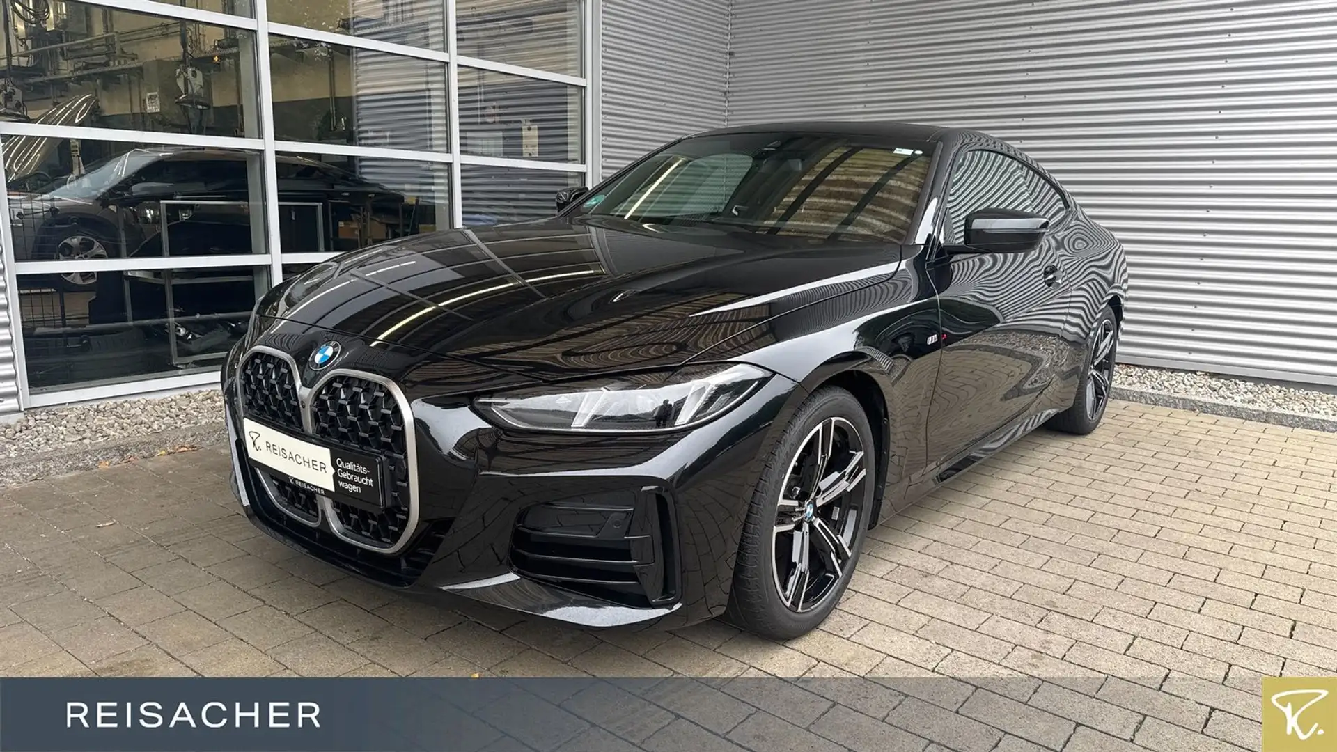 BMW 420 d Coupé M-Sport Navi HUD 360° Tempo 18"LM Schwarz - 1