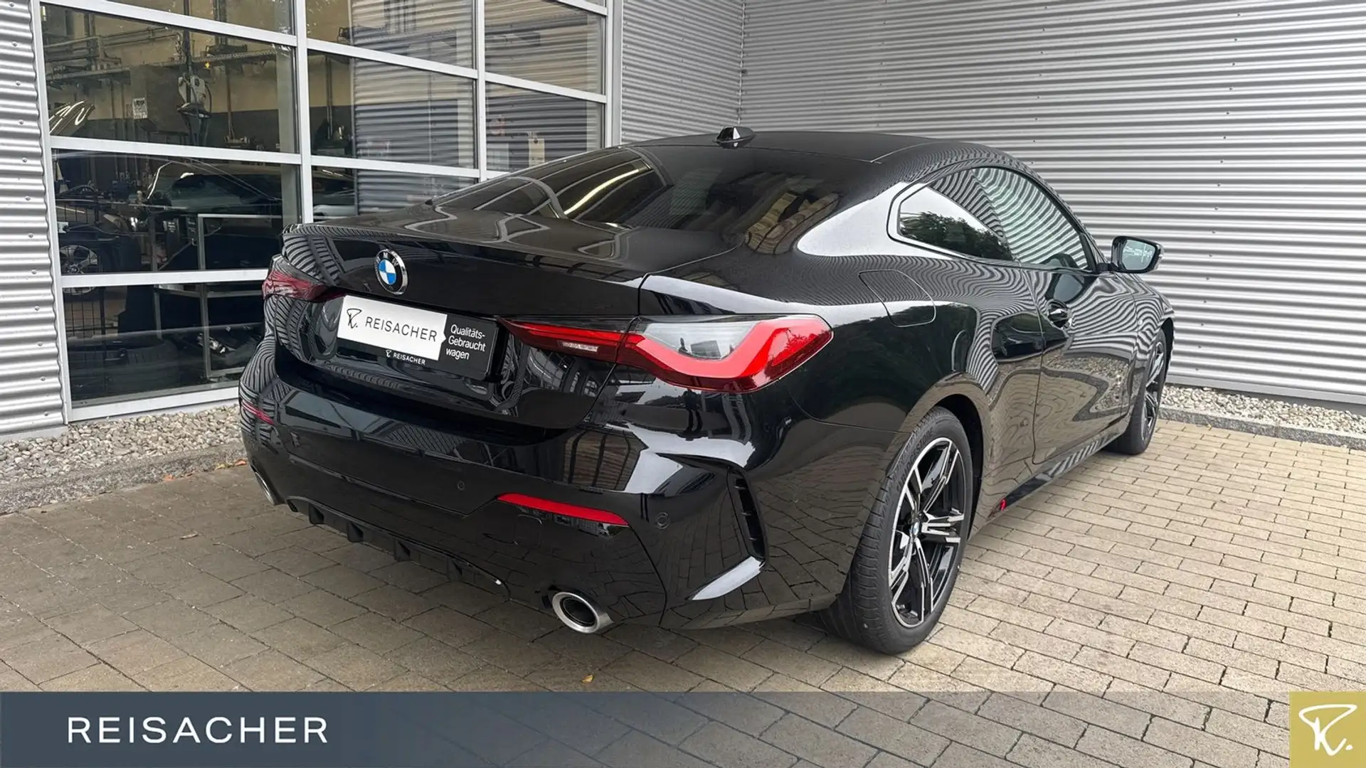 BMW 420 d Coupé M-Sport Navi HUD 360° Tempo 18"LM Schwarz - 2