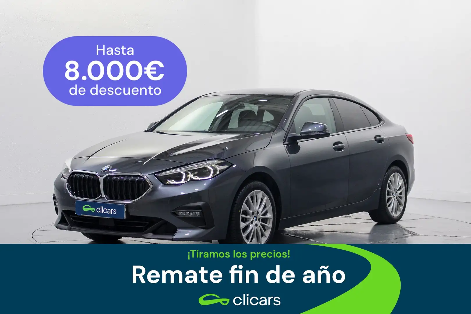 BMW 218 218dA Gran Coupé Gris - 1