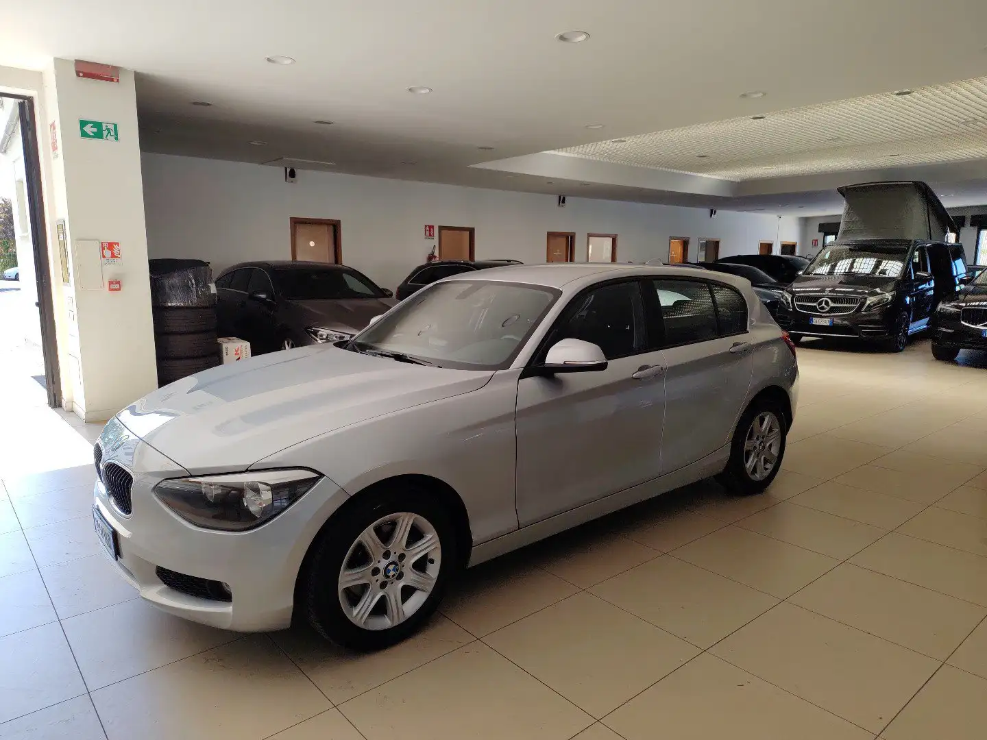 BMW 114 d 5porte 95cv Fendi Clima Bi-Zona Tagliandi Bmw Argento - 1