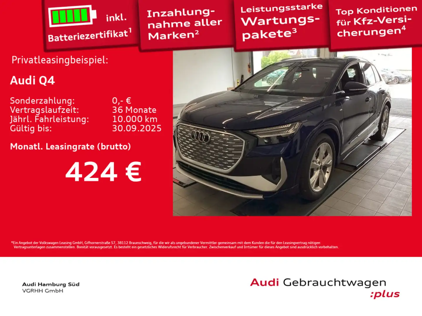 Audi 45 e-tron S LINE/MATRIX/WÄRMEPUMPE/ACC/AHK/ Blau - 1