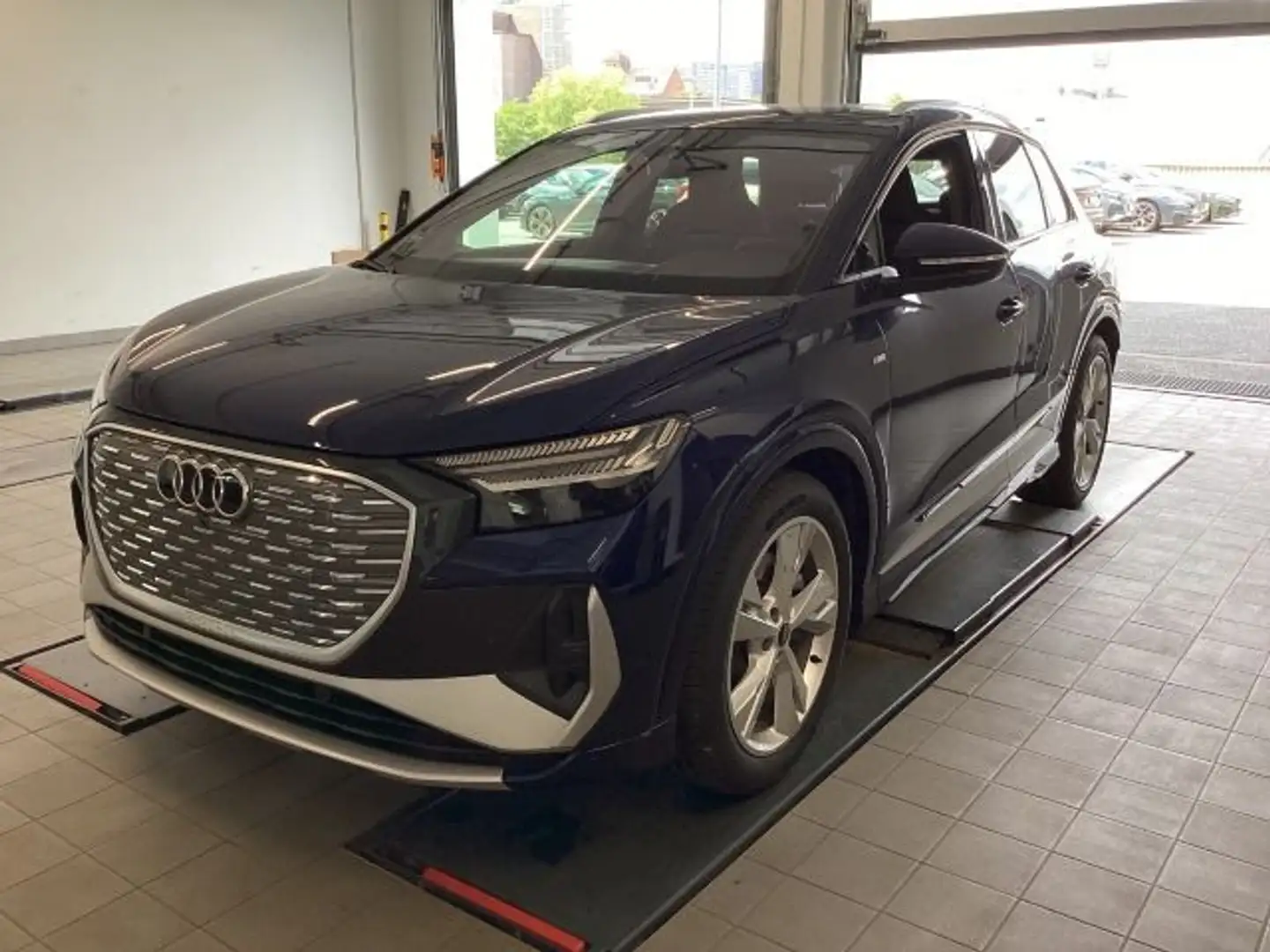 Audi 45 e-tron S LINE/MATRIX/WÄRMEPUMPE/ACC/AHK/ Blau - 2