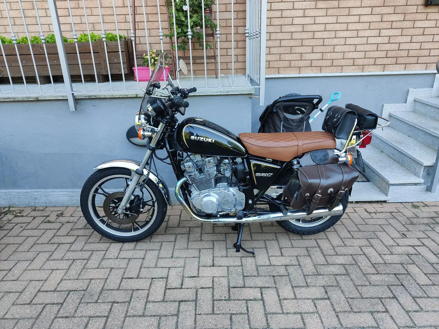 Suzuki GS 450 L Black - 1