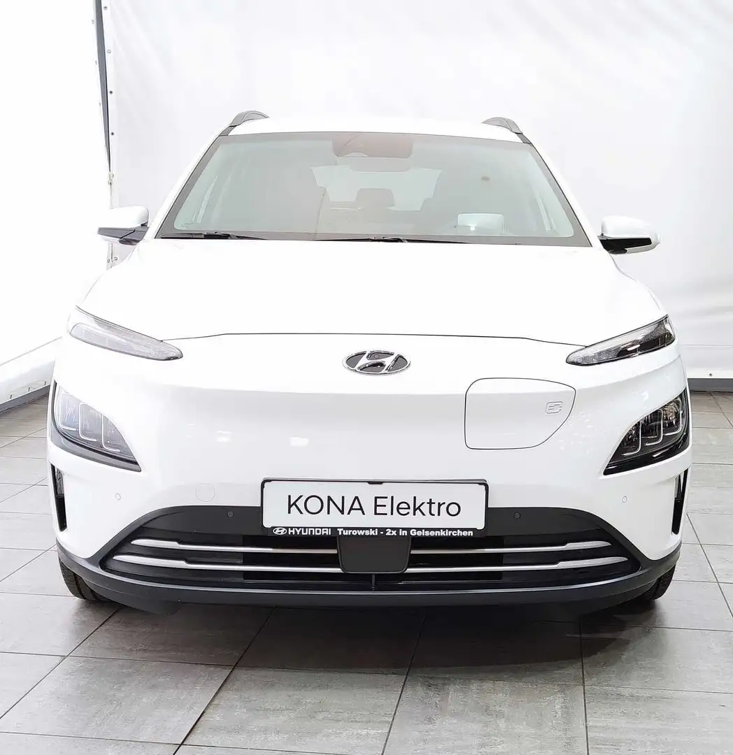 Hyundai KONA Elektro EV Prime 150kW LEDER Sitzh. NAVI White - 2