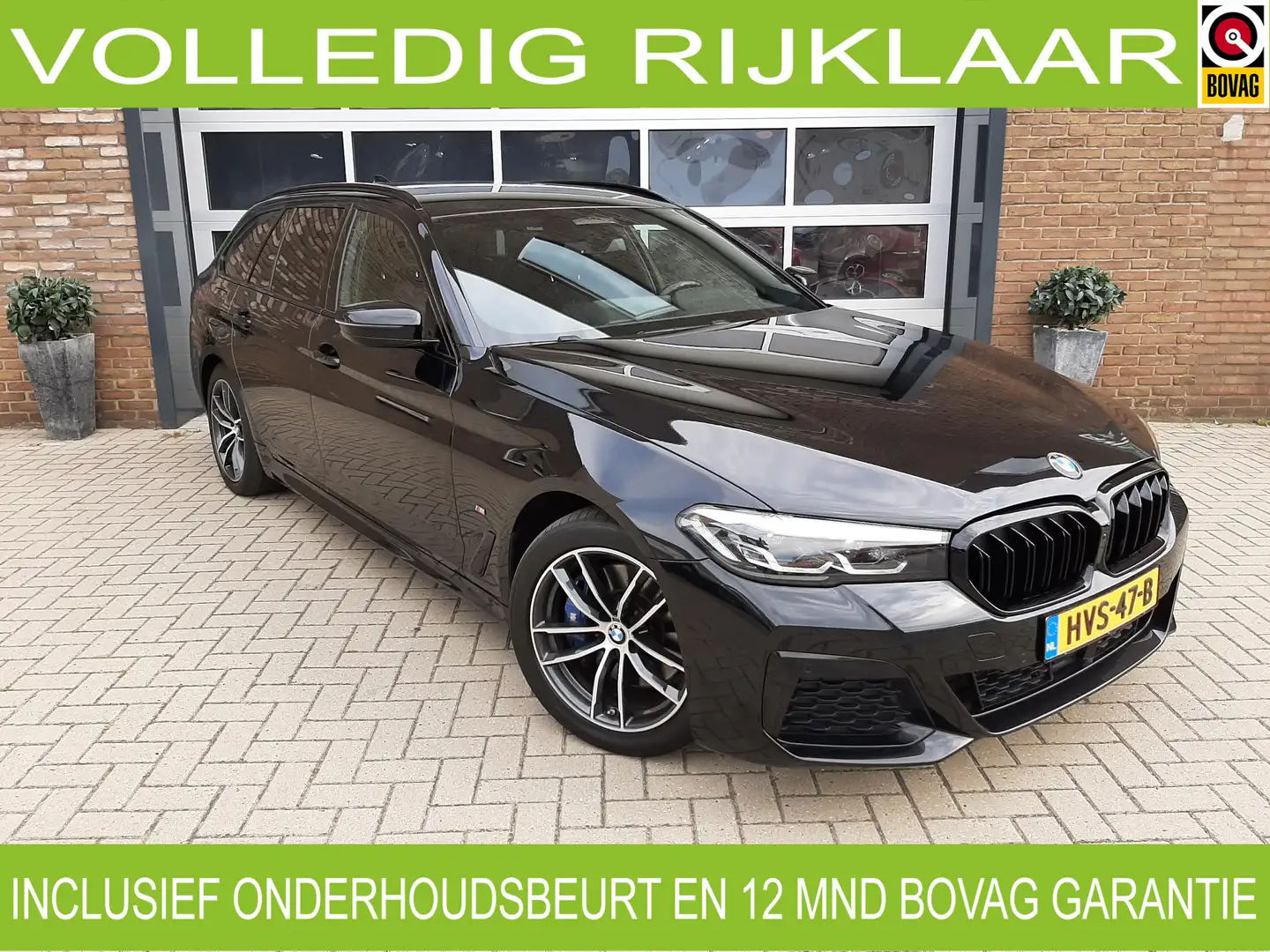 BMW 530 5-serie Touring 530e High Executive M pakket trekh Noir - 1