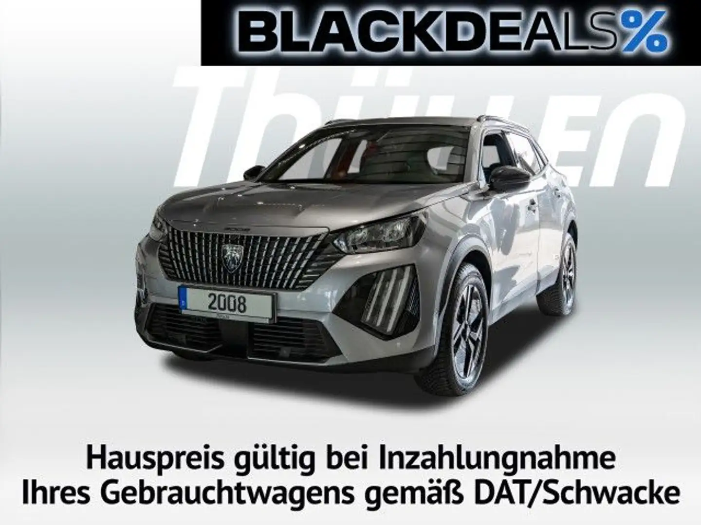 Peugeot 2008 Allure 1.2 PureTech Bluetooth Navi LED Klima Argent - 1