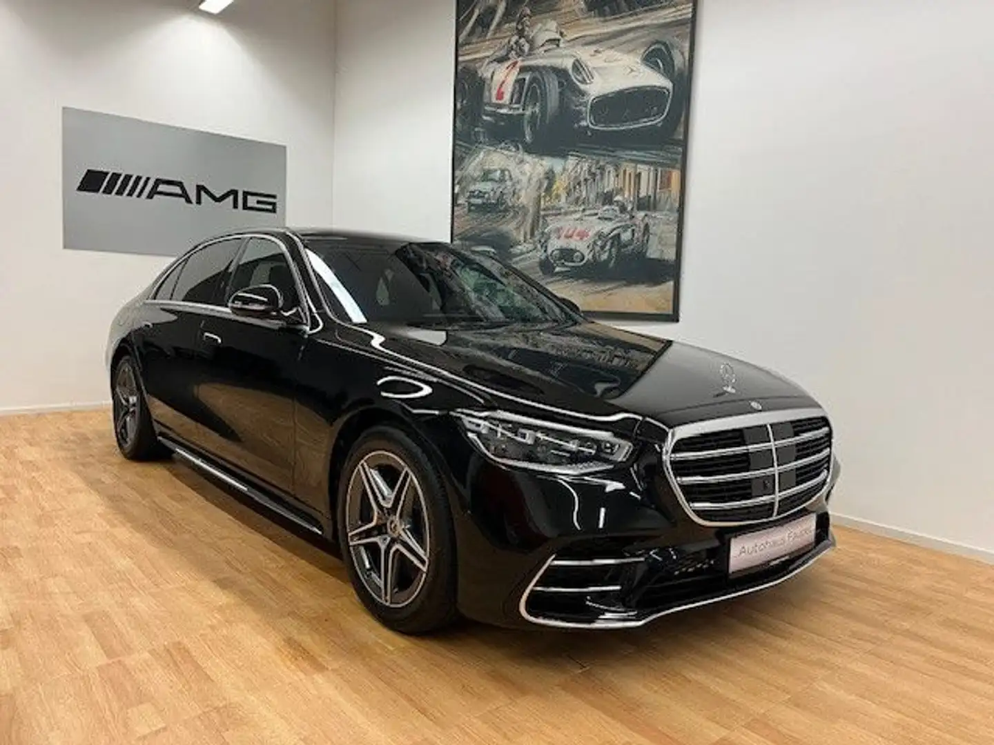Mercedes-Benz S 580 e lang long AMG-Line Sound Pano Chauffeur Negru - 1
