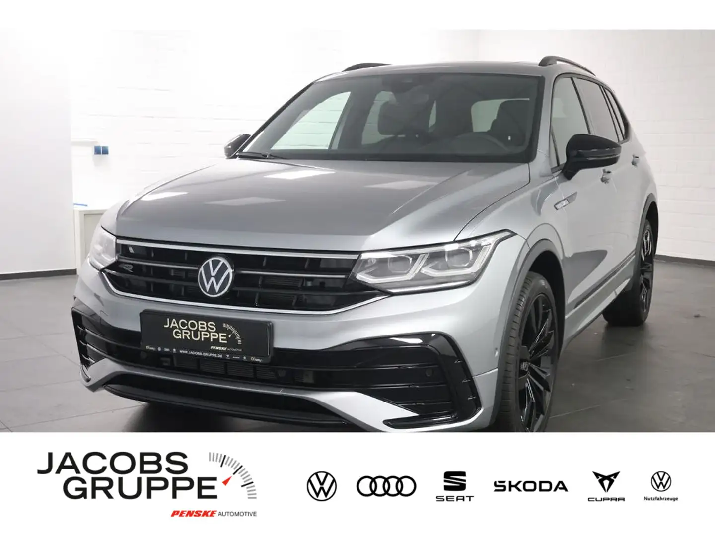 Volkswagen Tiguan Allspace 2.0 TDI 4M R-Line "Black Style" Silber - 2