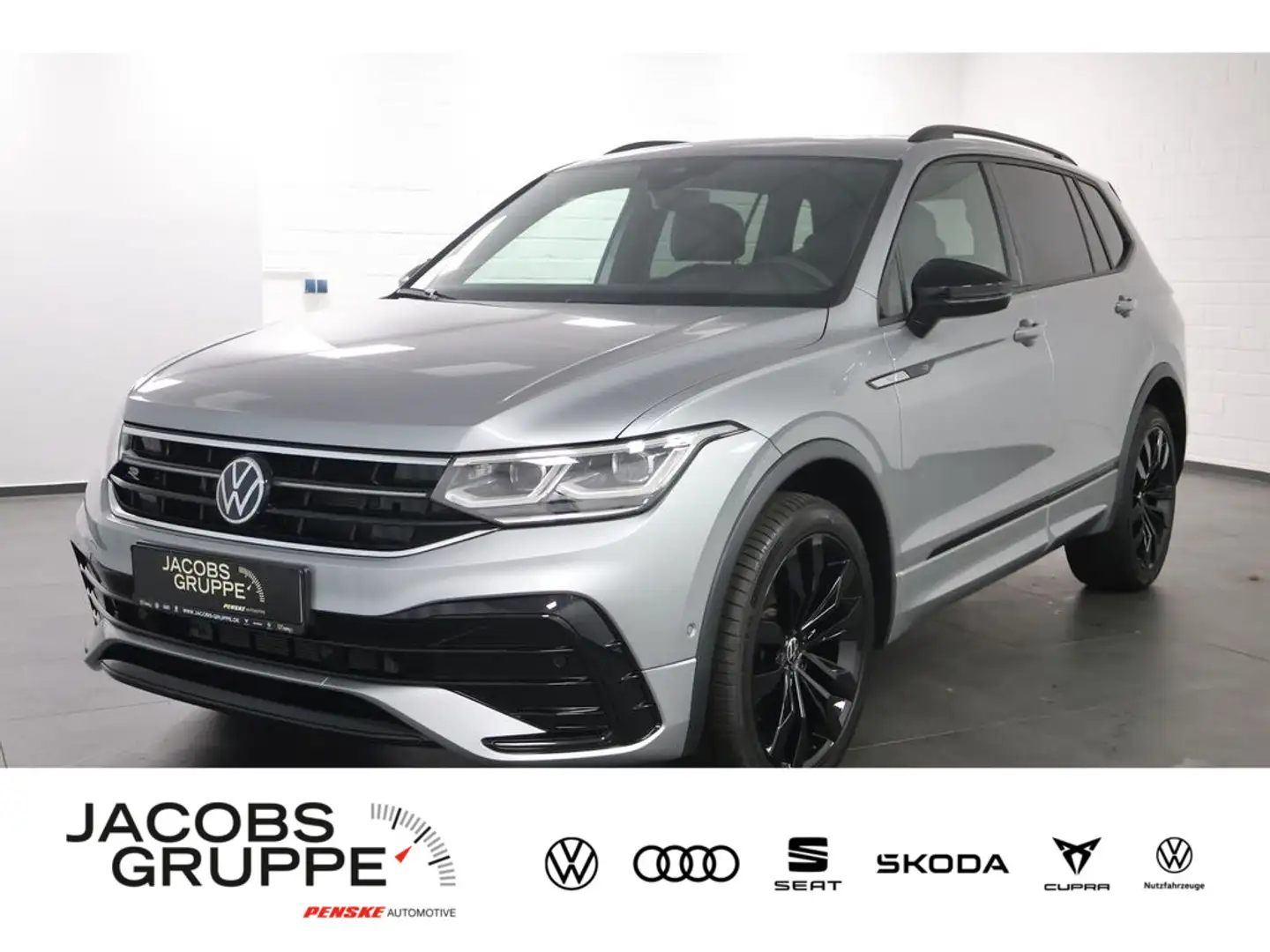 Volkswagen Tiguan Allspace 2.0 TDI 4M R-Line "Black Style" Silber - 1