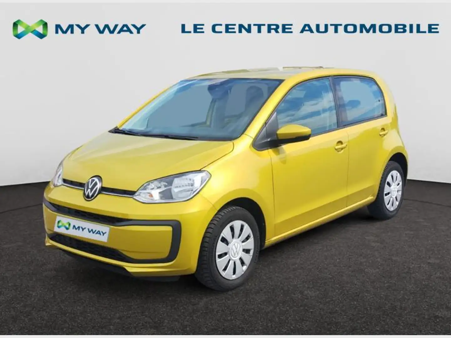 Volkswagen up! up! 1.0 44 kW (60 ch) 5 vitesses manuel Jaune - 1