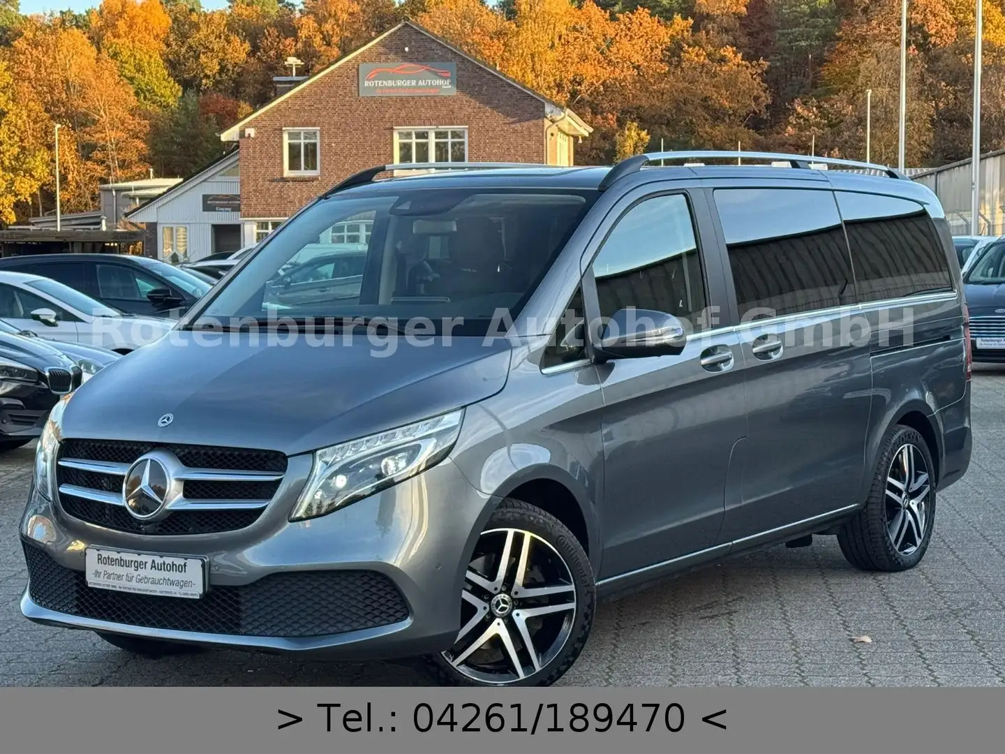 Mercedes-Benz V 250 D*AVANTGARDE*EDITION*LANG*7-SITZE*BURMESTER Gris - 1