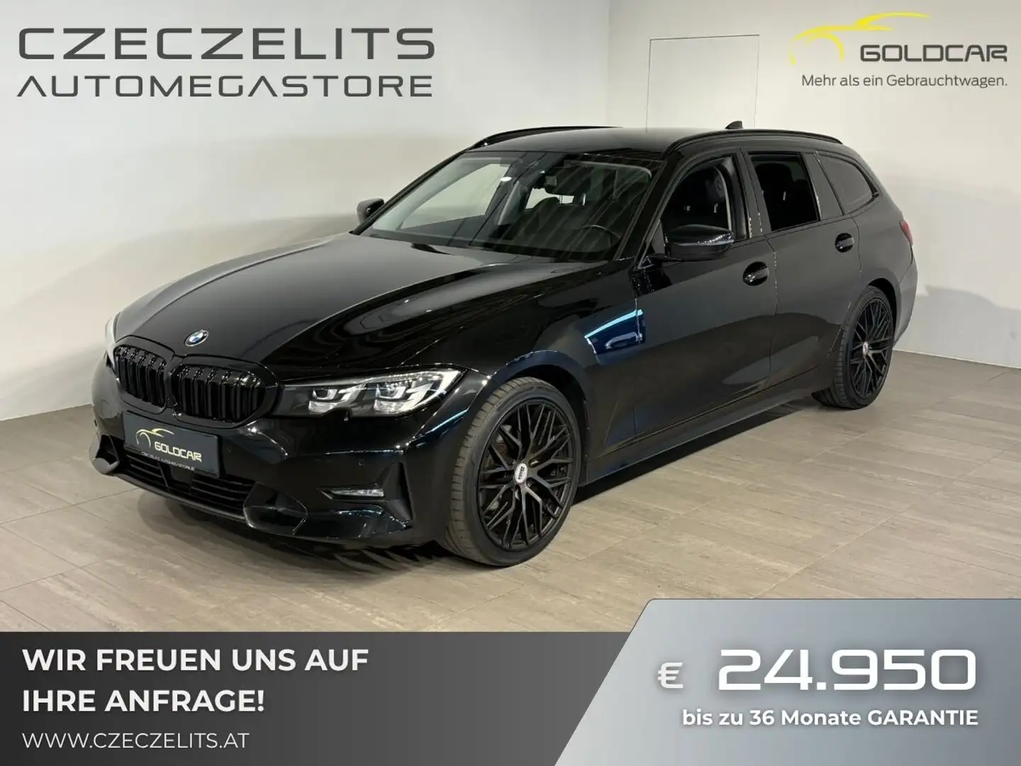 BMW 320 d Touring Aut. Schwarz - 1