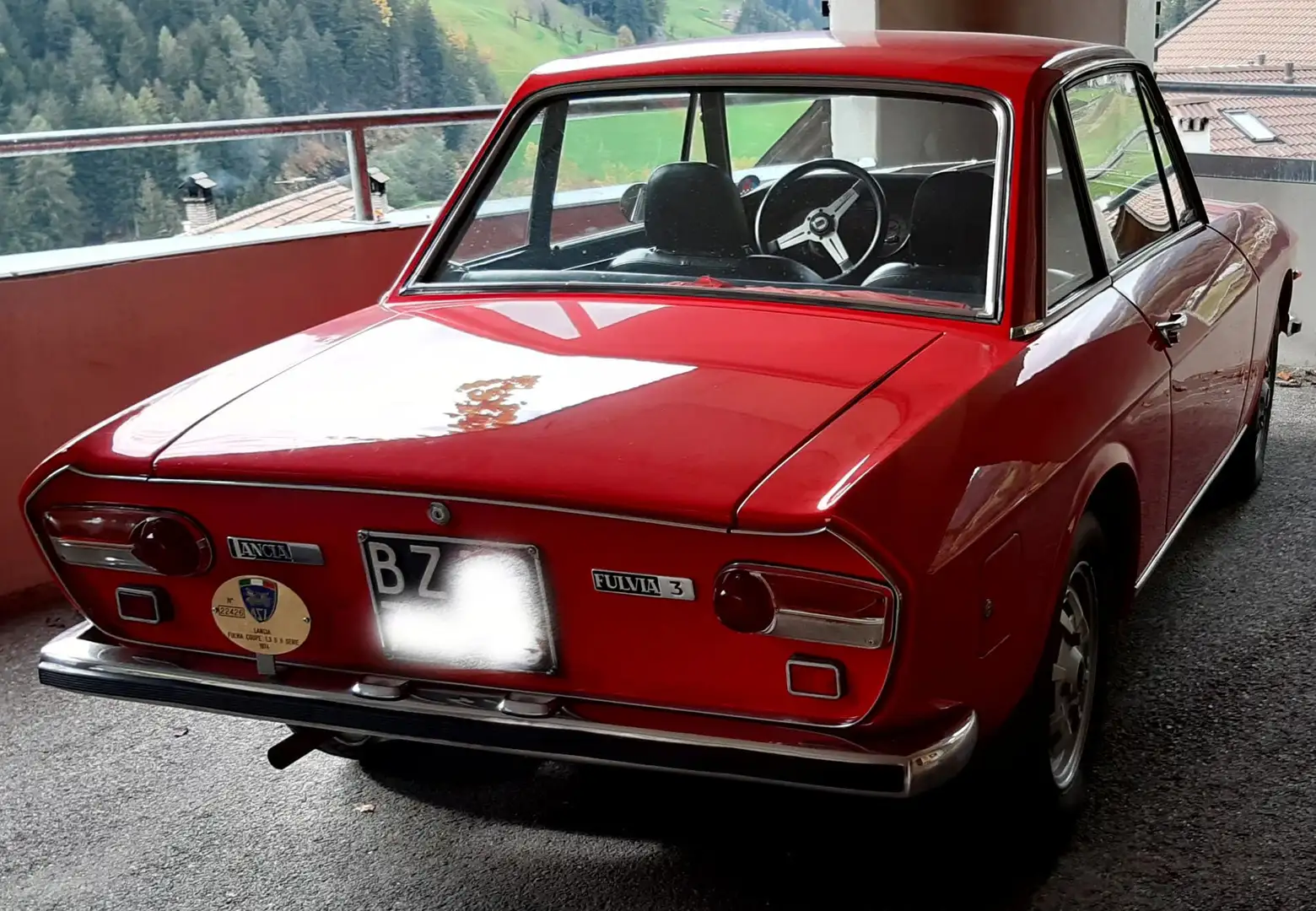 Lancia Fulvia Coupè 1,3 S II serie Piros - 2