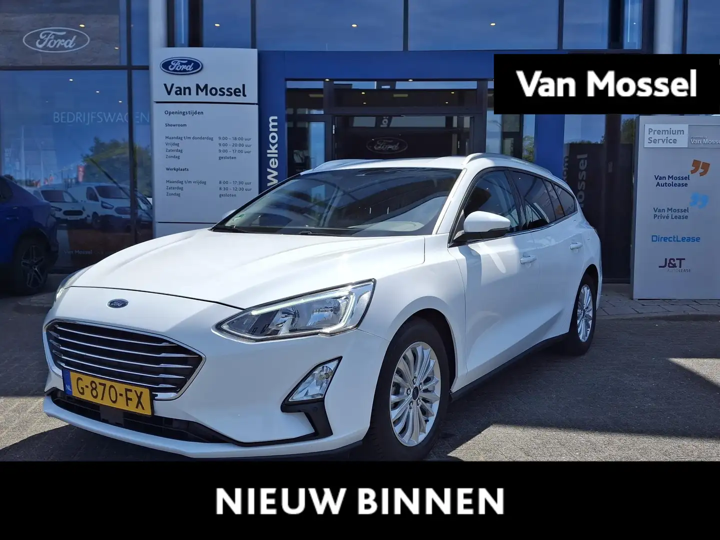 Ford Focus Wagon 1.0 EcoBoost Titanium | Winterpack | Cruise Blanc - 1