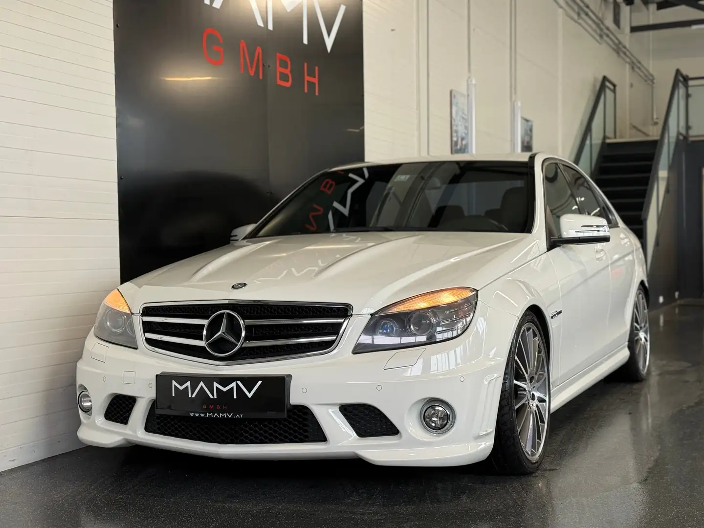 Mercedes-Benz C 63 AMG AMG PERFORMANCE PACKAGE Top Zustand Tausch Finan Weiß - 1