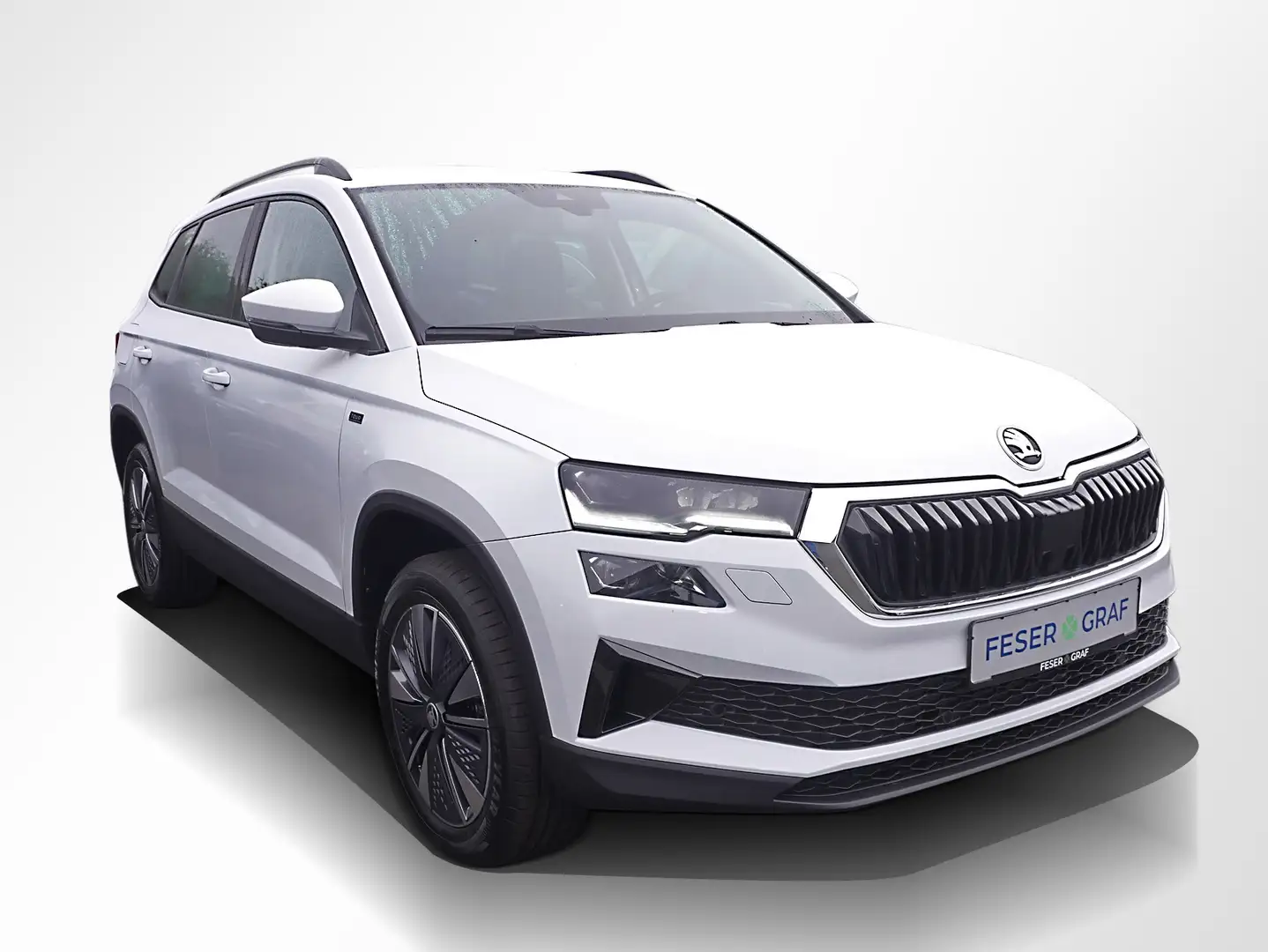 Skoda Karoq 1.5 TSI Tour DSG AHK Kessy Navi RüKa Sitzh Blanc - 2