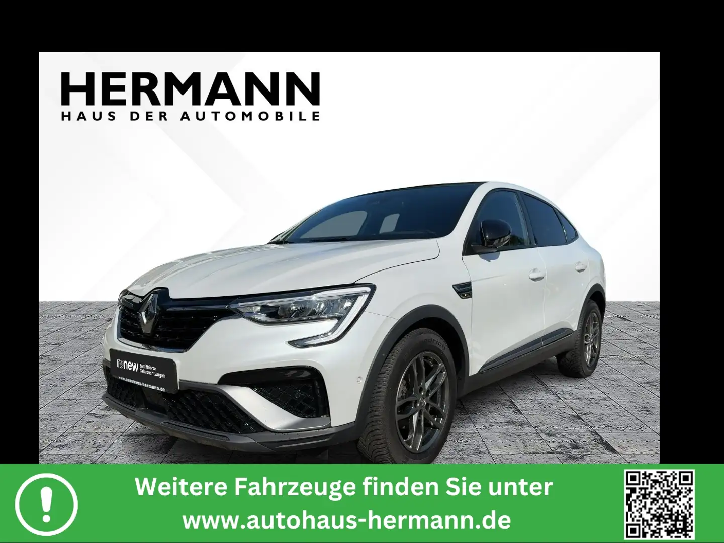 Renault Arkana 1.3 TCe 160 R.S. Line *LED*NAVI*ACC*TWA Weiß - 1
