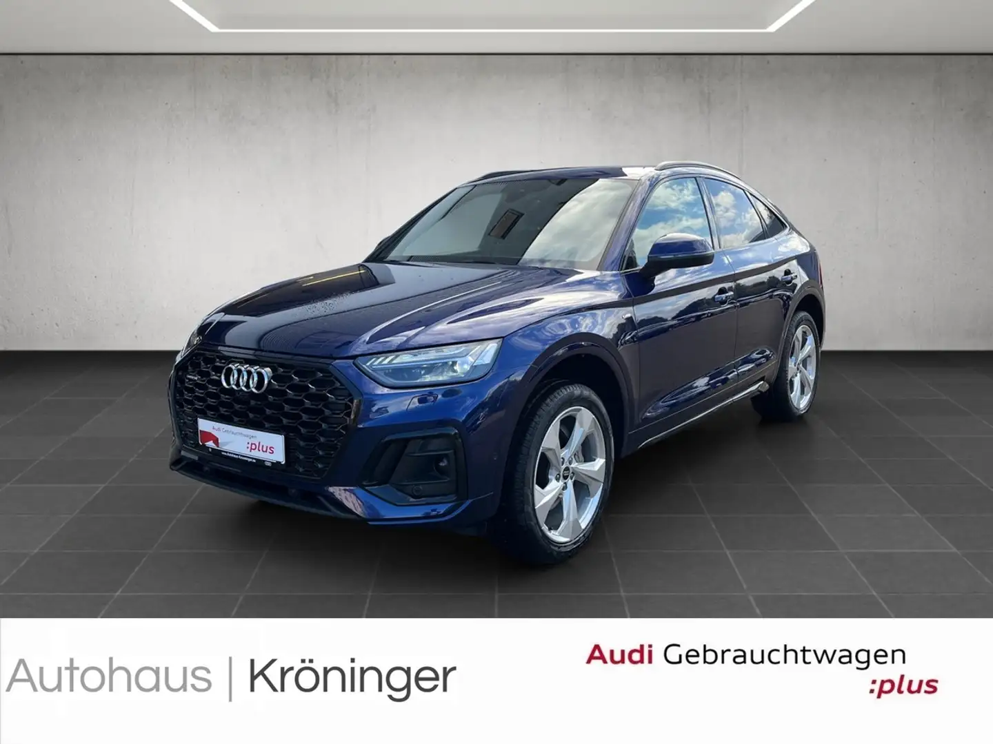 Audi Q5 Sportback 45 TFSI quattro S line AHK Matrix Blau - 1