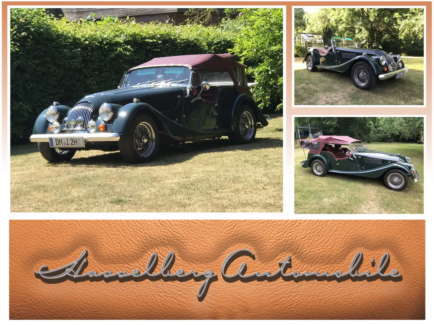 Morgan 4-Sitzer Vier-Sitzer Four-Seater H-Zulassung Grün - 1