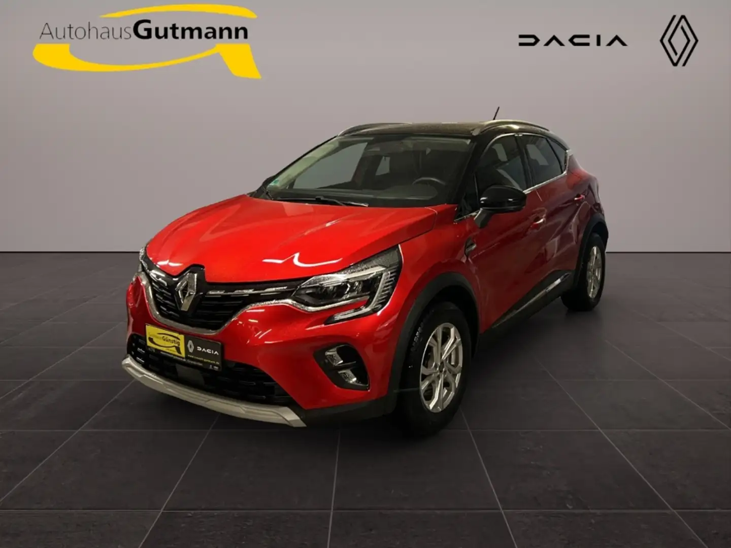 Renault Captur II Intens 1.3 TCe 130 EU6d-T Navi digitales Cockpi Rood - 1