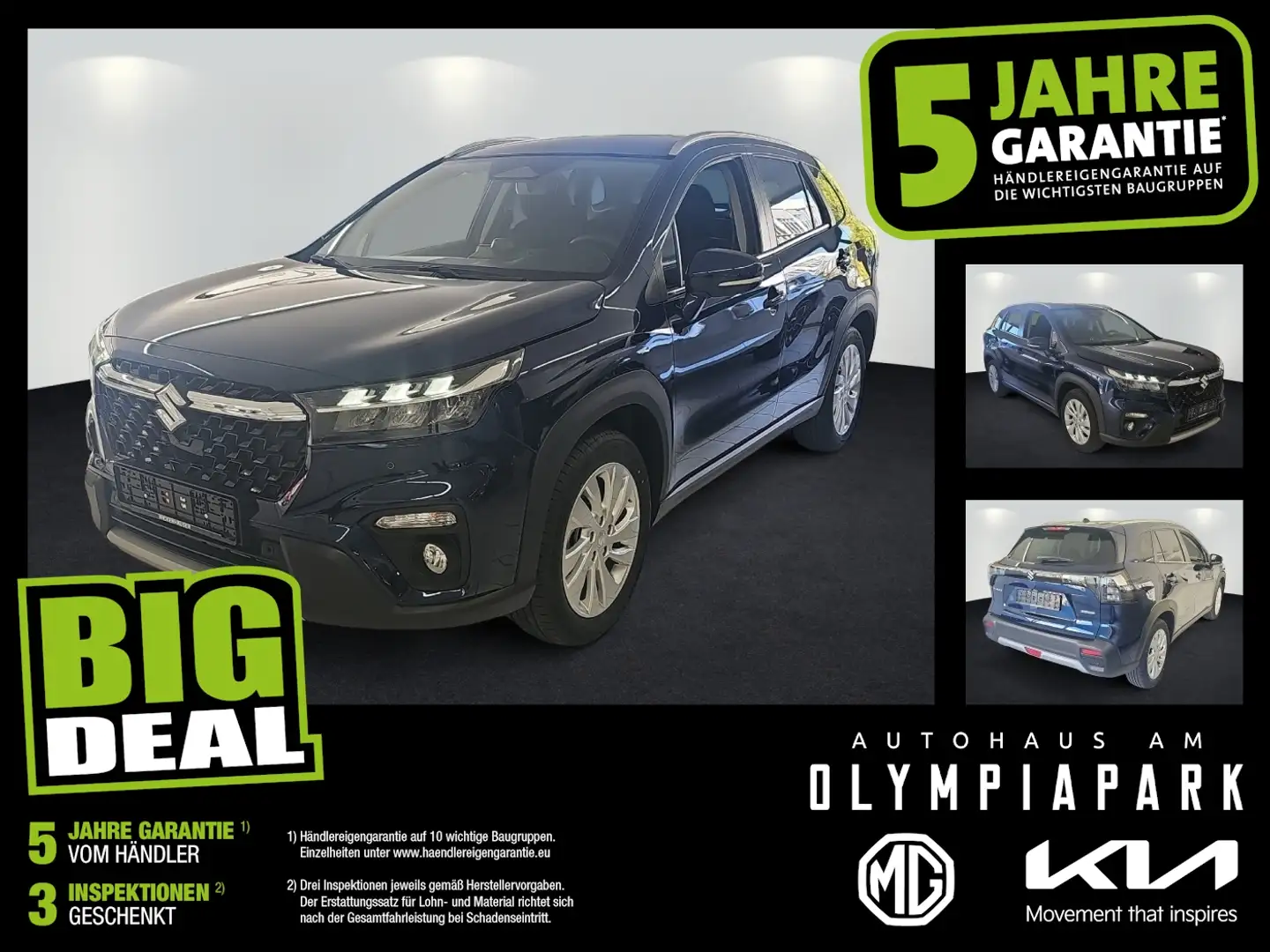 Suzuki S-Cross NAVI*LED*START/STOP*KAMERA*SPURVERLASSEN Bleu - 1