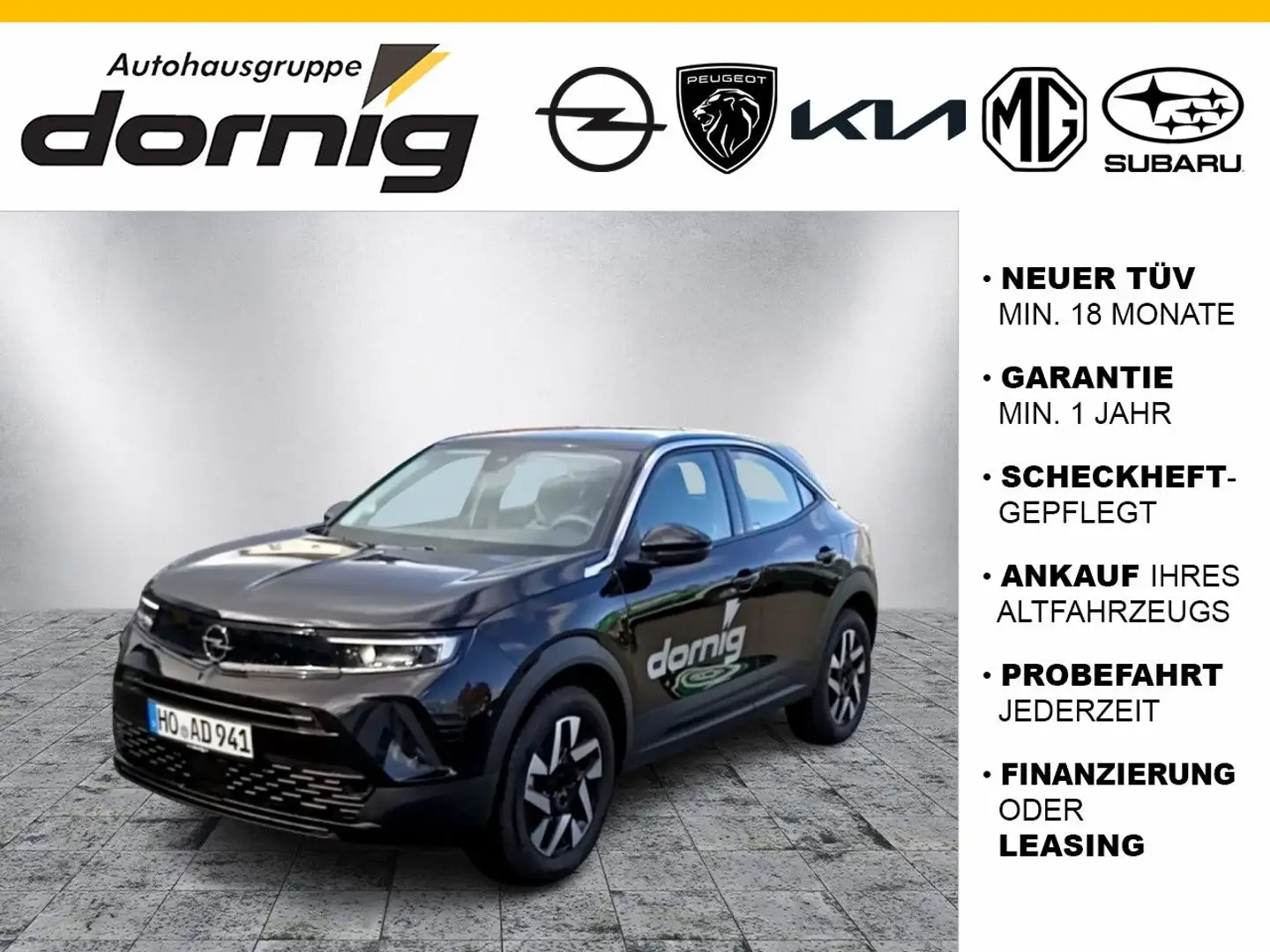 Opel Mokka B Elegance 1.2 Turbo Komfort-Paket Schwarz - 1