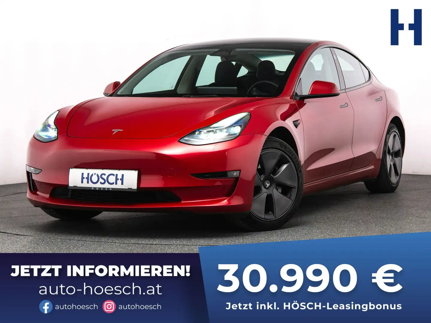 Tesla Model 3 Long Range AWD TOP ANGEBOT Rot - 1