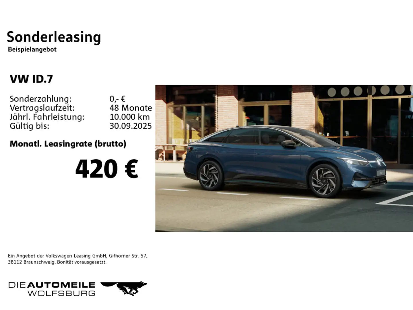 Volkswagen ID.7 Pro Pro HeadUp/Matrix/Pano/AHK/DCC Modrá - 2