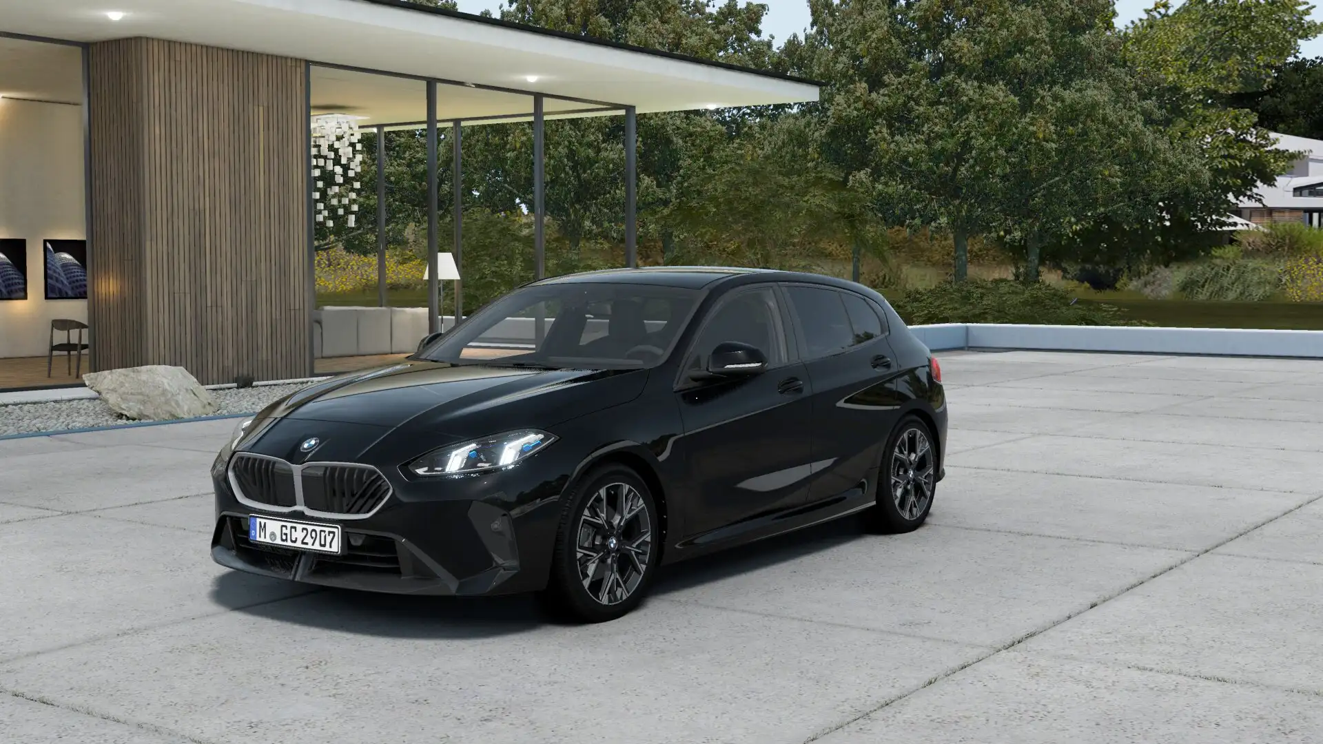 BMW 118 118d MSport Negru - 1