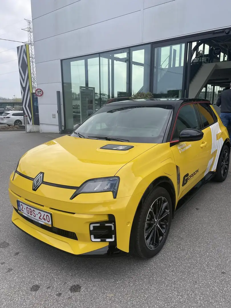 Renault R 5 Iconic comfort range 150PK Jaune - 1