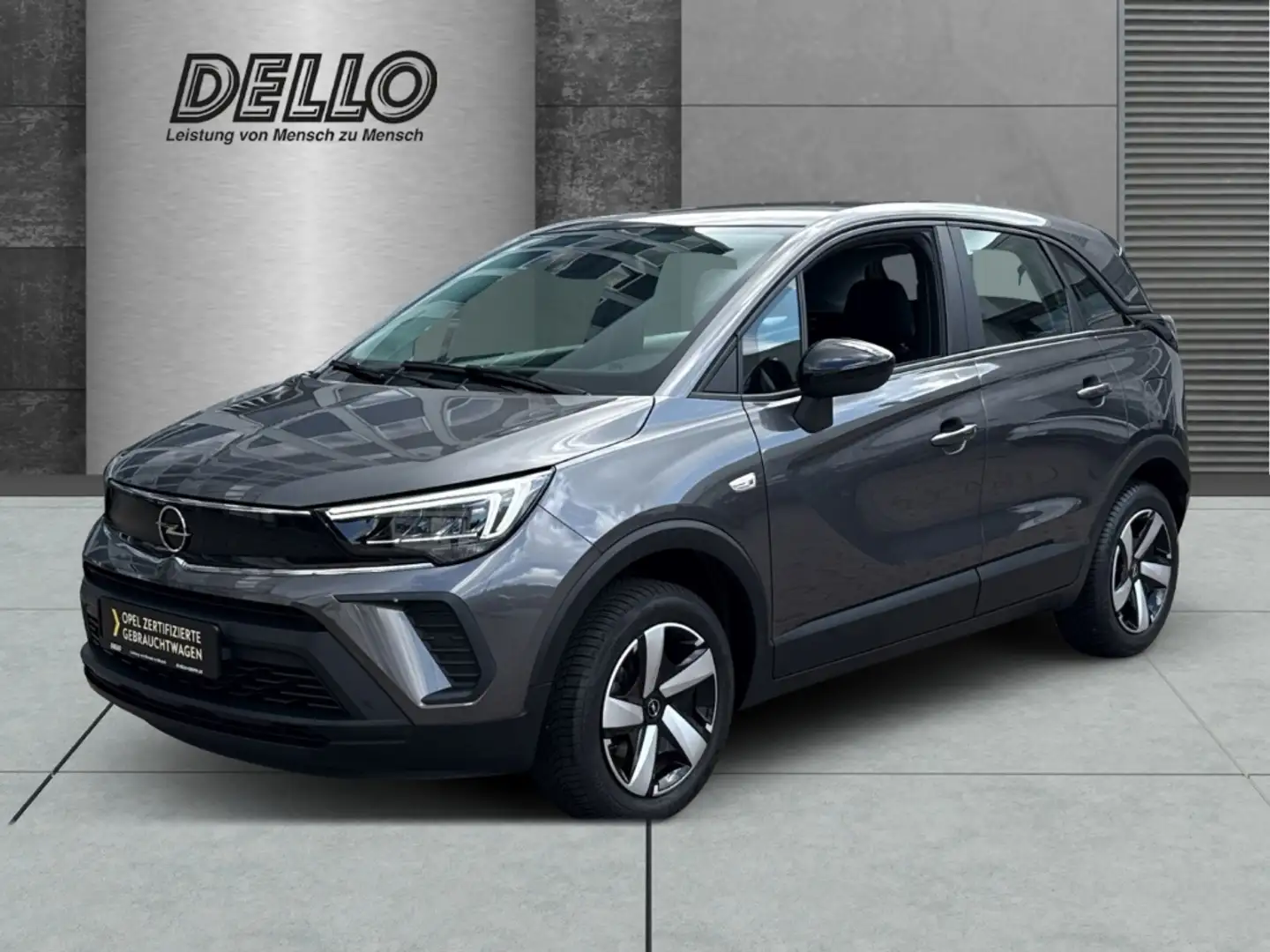 Opel Crossland Edition 1.2 Sitzh. CarPlay Allwetter Tempomat Klim Grau - 1