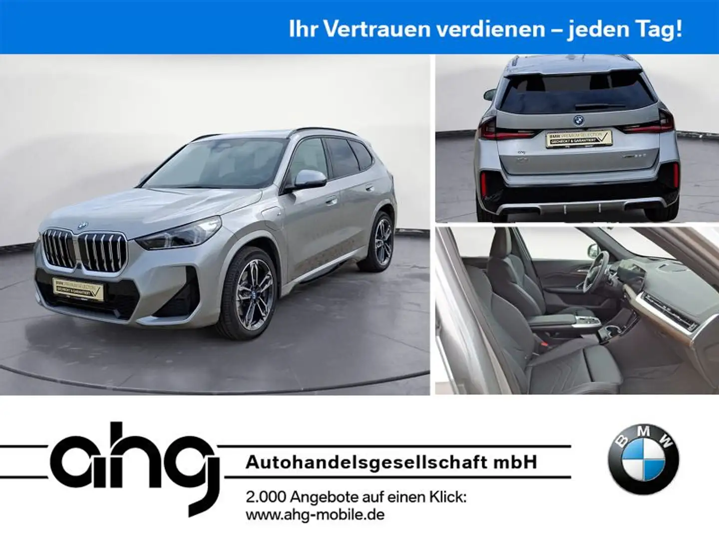 BMW X1 xDrive25e Steptronic M Sportpaket Panorama Silber - 1