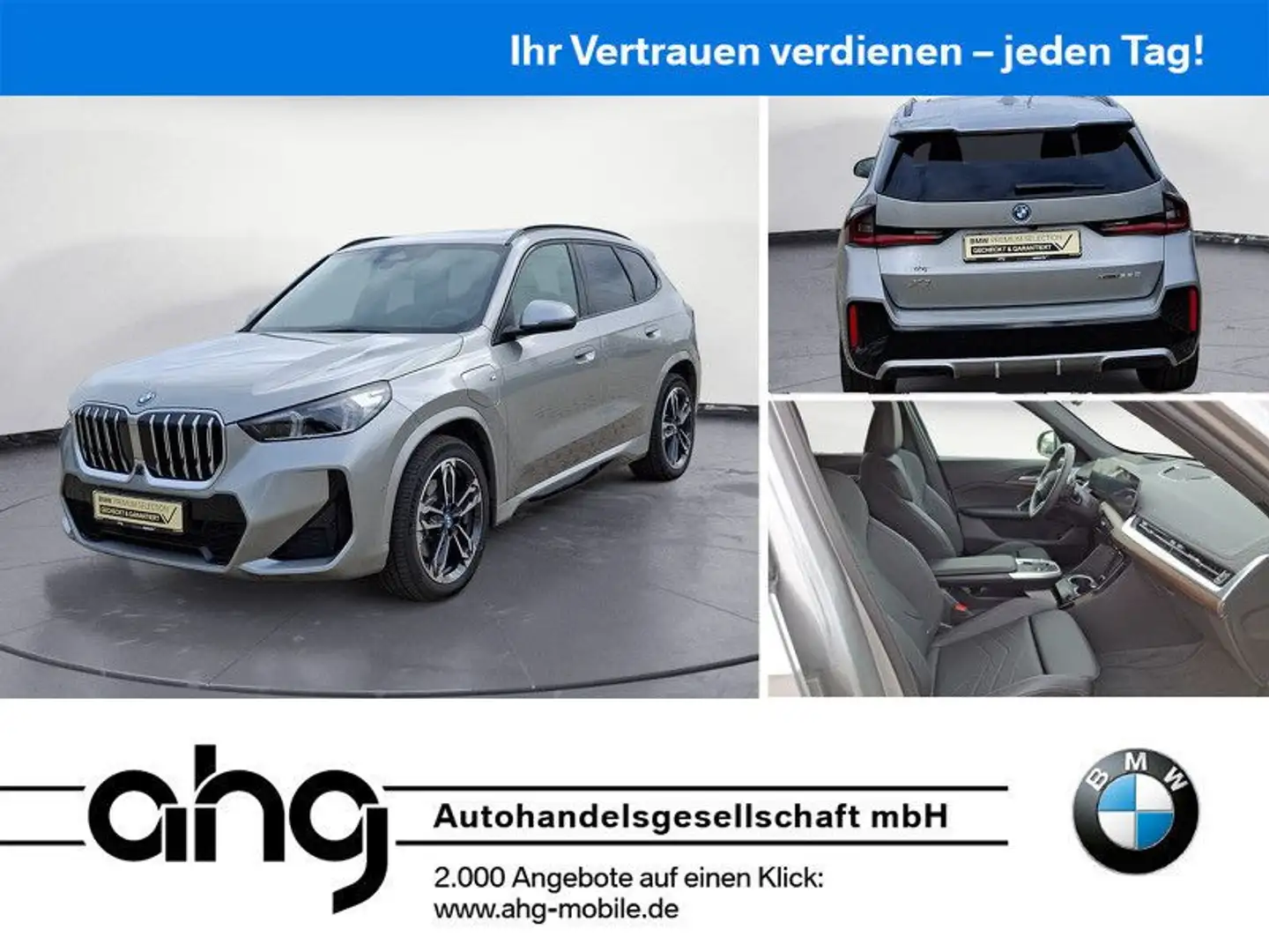 BMW X1 xDrive25e Steptronic M Sportpaket Panorama Argent - 1