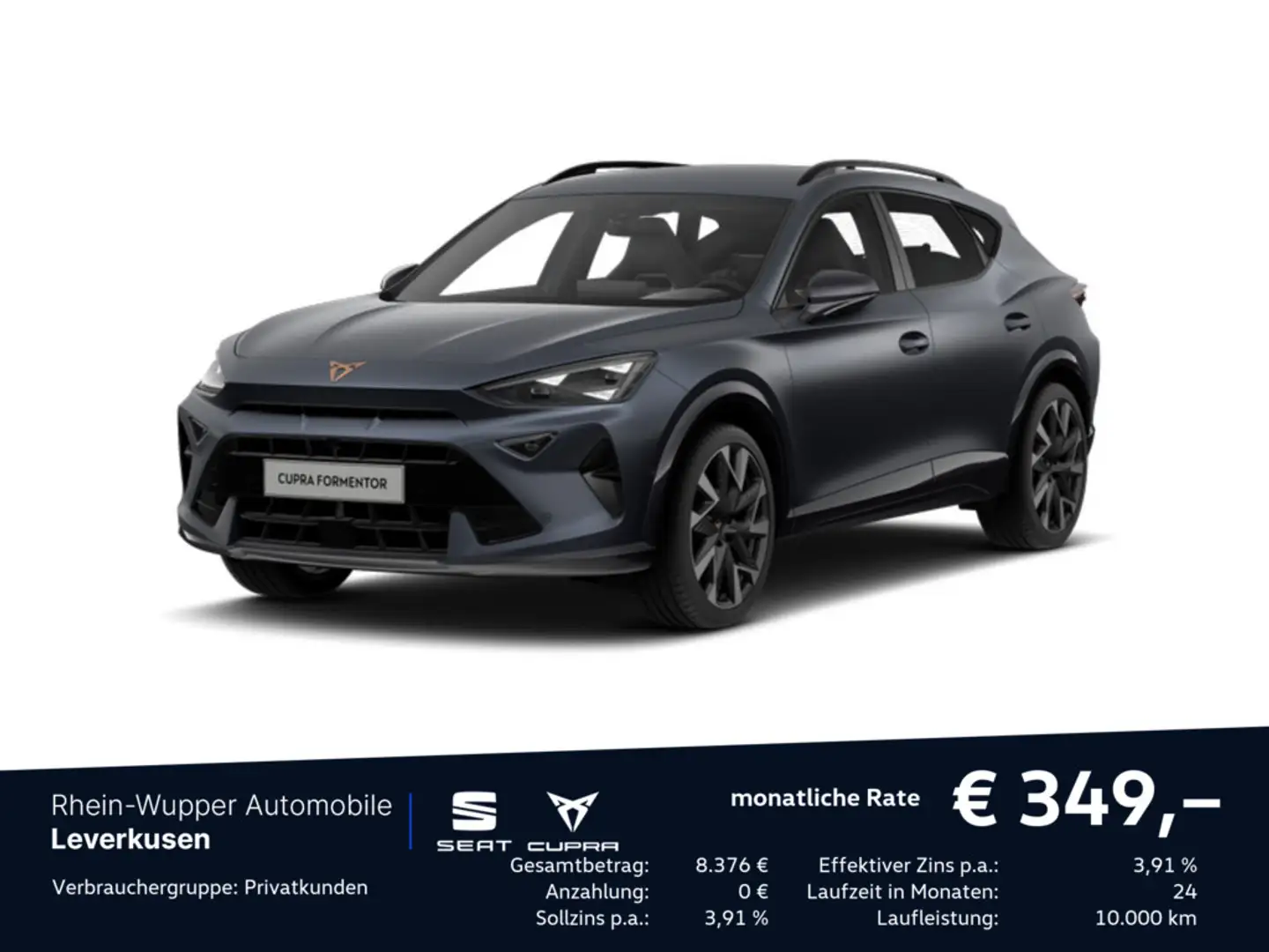 CUPRA Formentor TSI VZ MATRIX DCC AHK KAM360° ACC N Noir - 1