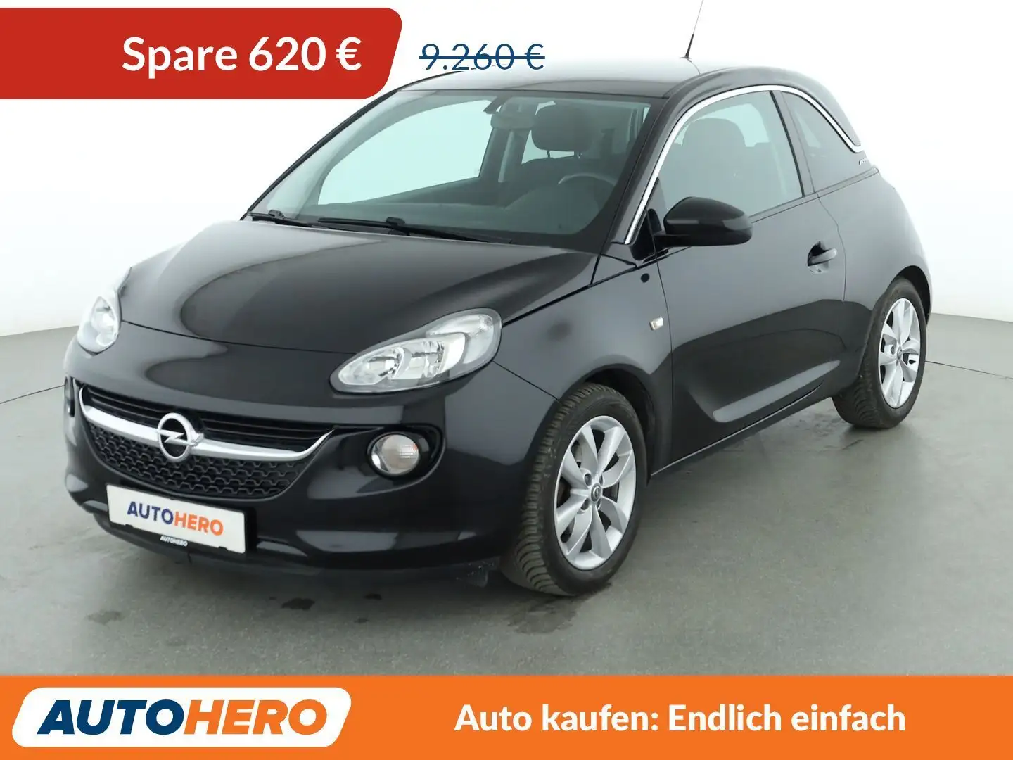 Opel Adam 1.2 Jam*TEMPO*SHZ*KLIMA*GARANTIE* Schwarz - 1