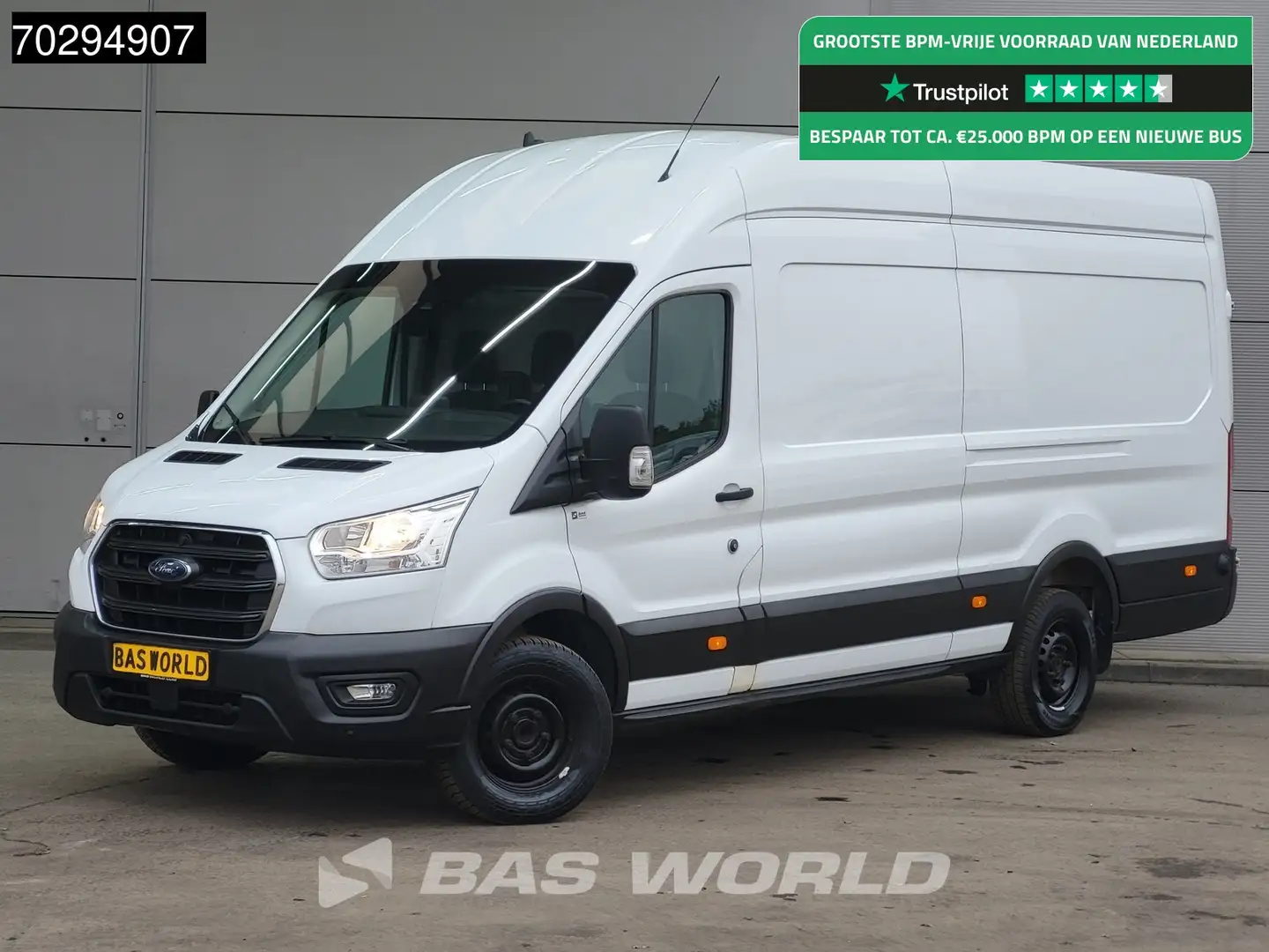 Ford Transit 130pk L4H3 Navi Airco Cruise Camera Parkeersensore Wit - 1